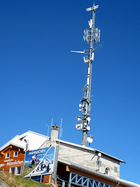 Mobilfunk Bergstation Maennlichen